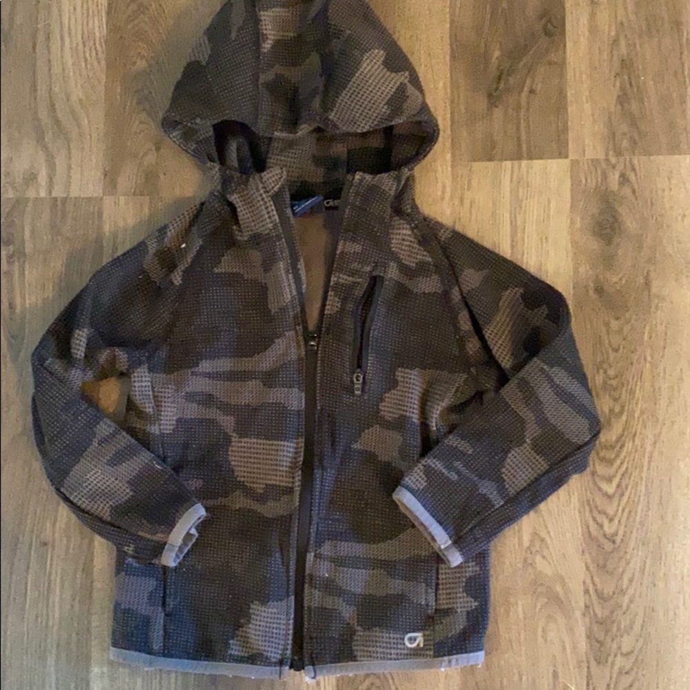 Gap Black Camo Zip-up Hoodie